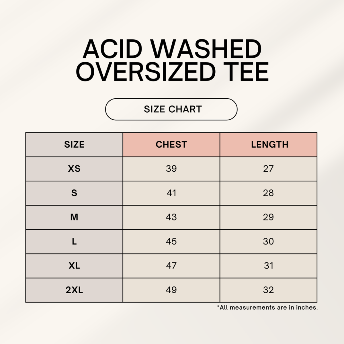 Acid Washed Oversized Tee