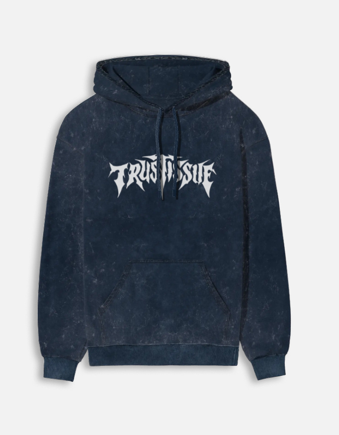 Trustissue Acid Washed Hoodie
